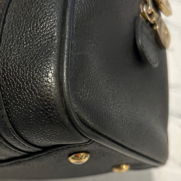 MCM Black Mini Boston Bag - EUC With Dust Bag - Picture 4 of 16